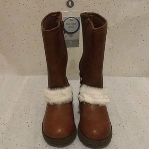 BRAND NEW CARTER'S SHOE BOOT WITH FAUX FUR